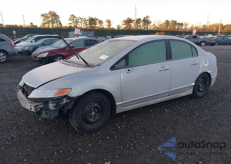2008 Honda Civic Hybrid from USA, damaged, VIN JHMFA36218S019754